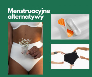 Menstruacyjne alternatywy grafika